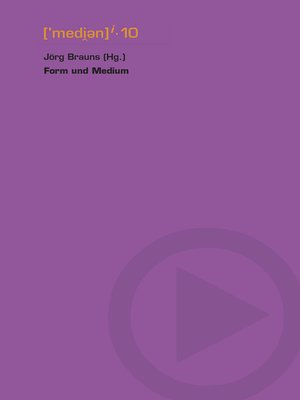 cover image of Form und Medium